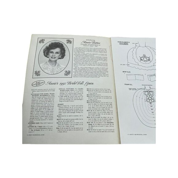 3 Vintage Fashion Dolls Ball Gowns Dress Crochet Pattern Books Fit Barbie - Picture 2 of 2